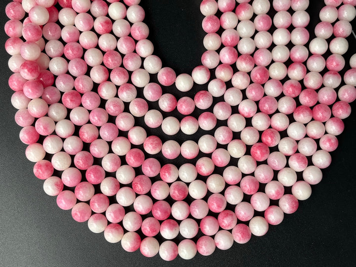 15“ 6mm red Malaysian jade Round beads