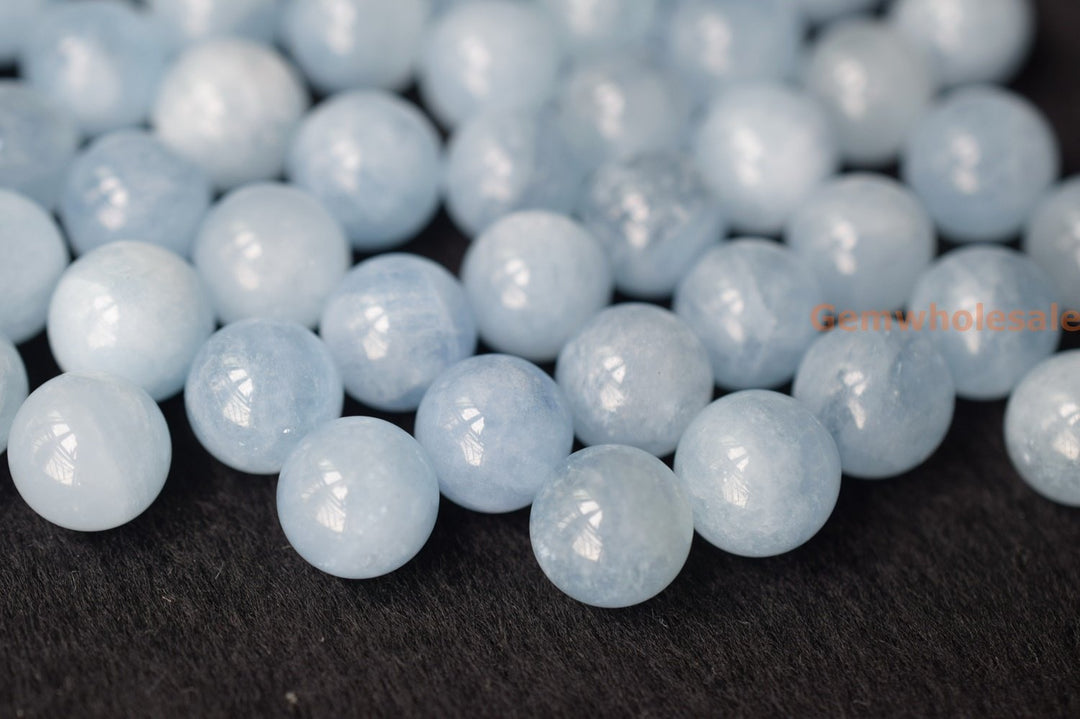 Aquamarine - Round- beads supplier