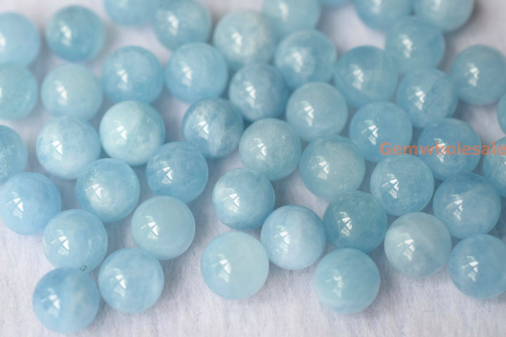 Aquamarine - Round- beads supplier
