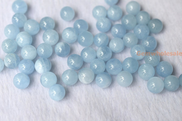 Aquamarine - Round- beads supplier