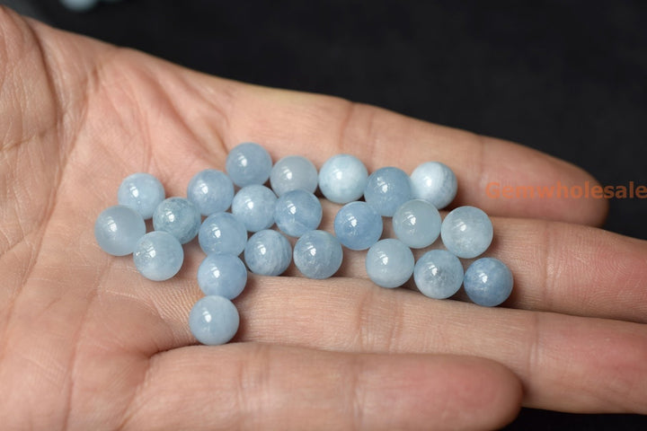 Aquamarine - Round- beads supplier