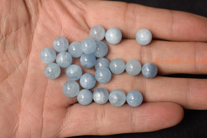 Aquamarine - Round- beads supplier