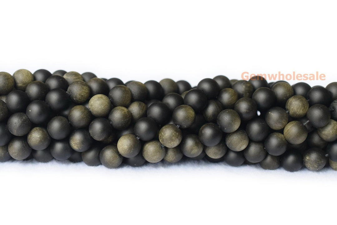 Golden obsidian - Round- beads supplier