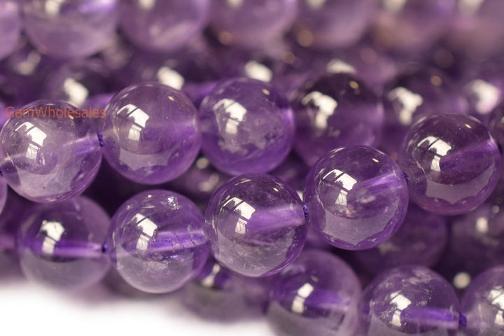 Amethyst - Round- beads supplier