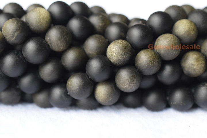 Golden obsidian - Round- beads supplier