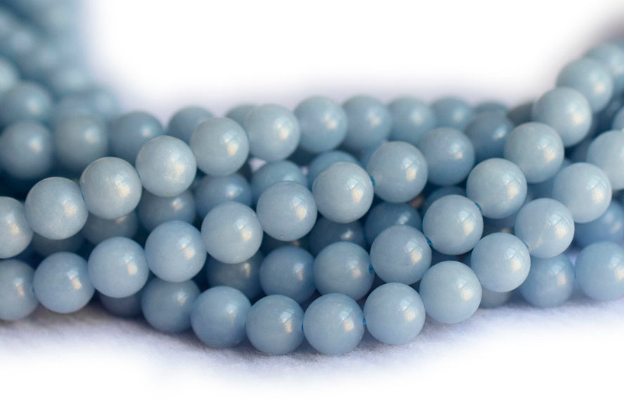 Angelite - Round- beads supplier