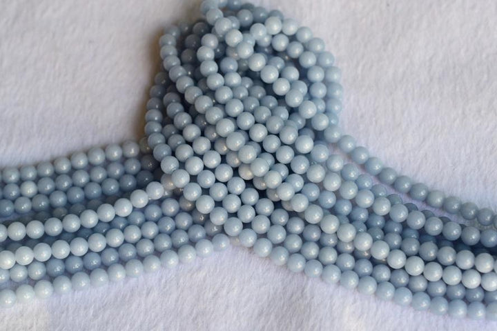 Angelite - Round- beads supplier