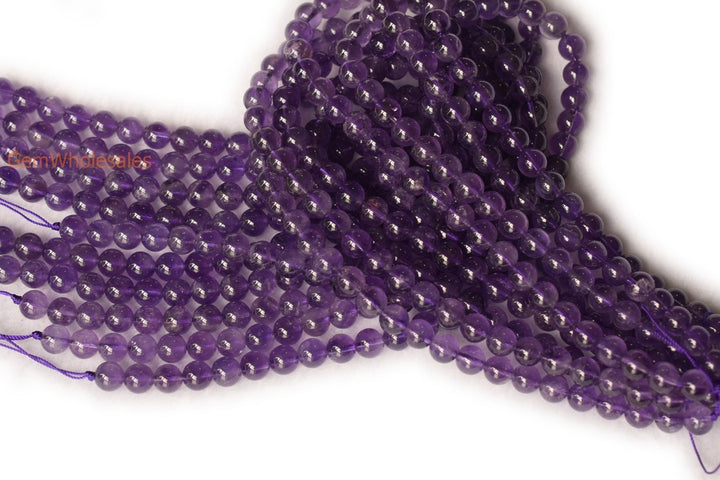 Amethyst - Round- beads supplier