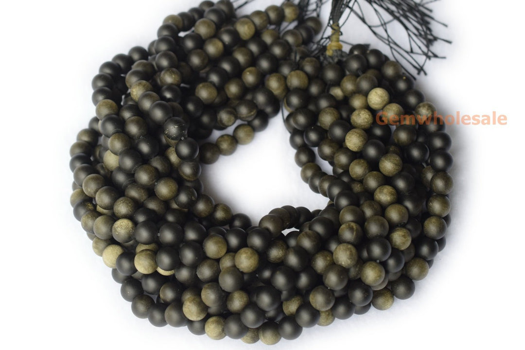 Golden obsidian - Round- beads supplier
