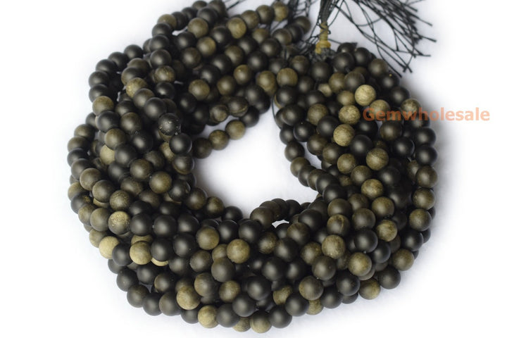 Golden obsidian - Round- beads supplier