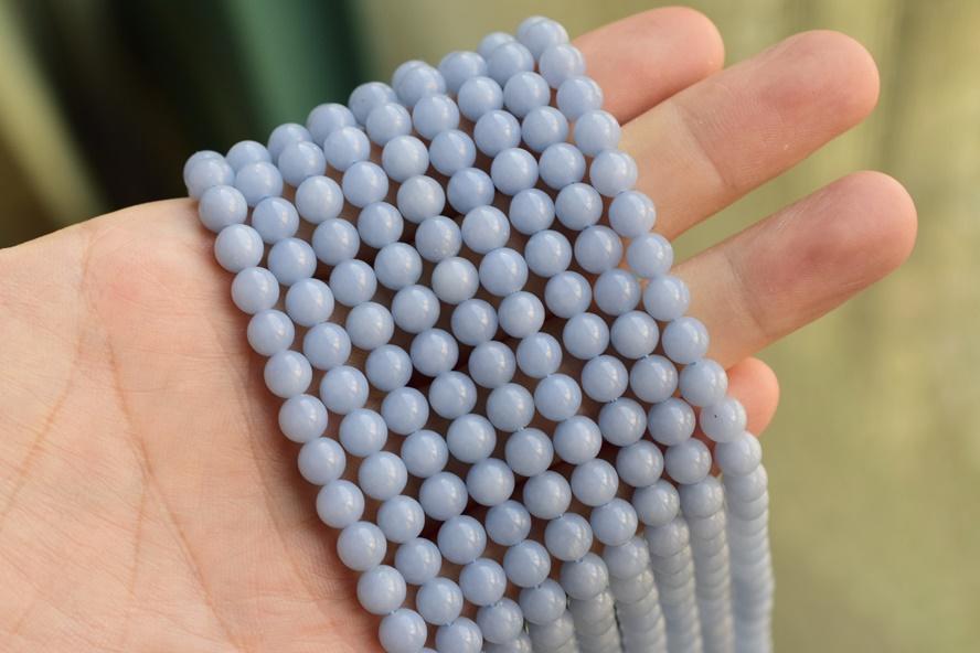 Angelite - Round- beads supplier