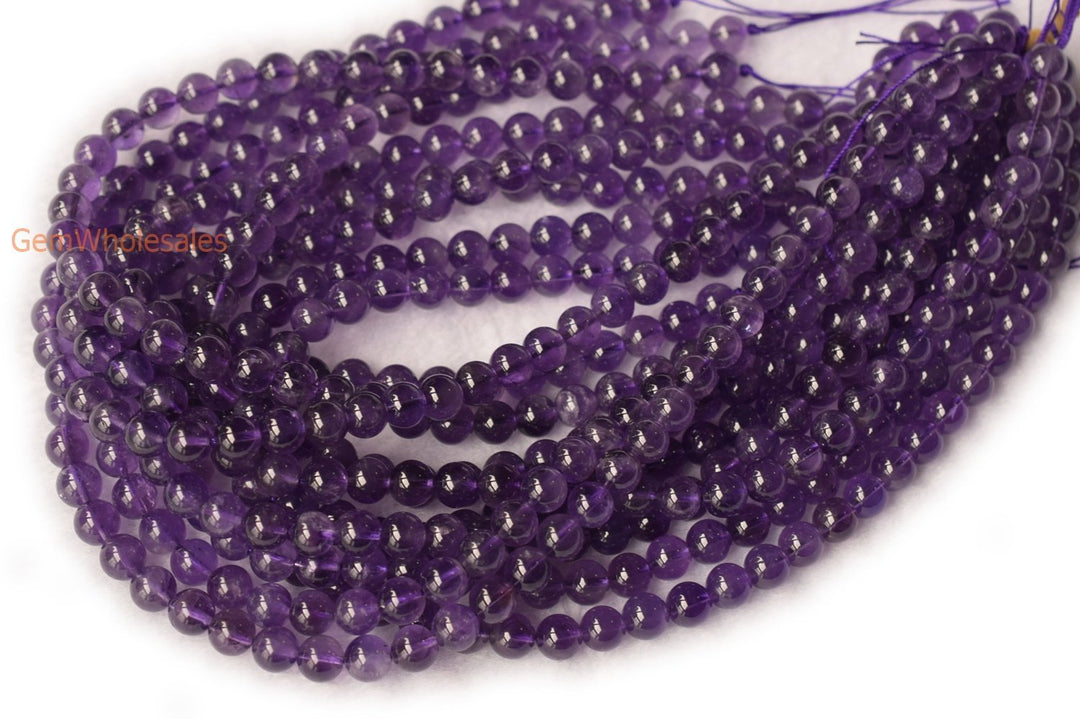 Amethyst - Round- beads supplier