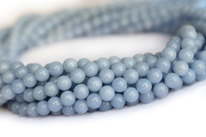 Angelite - Round- beads supplier