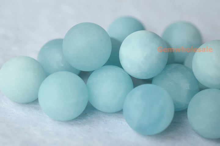Aquamarine - Round- beads supplier