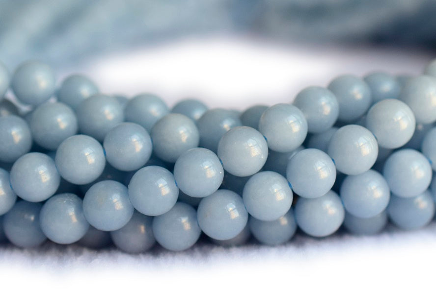 Angelite - Round- beads supplier