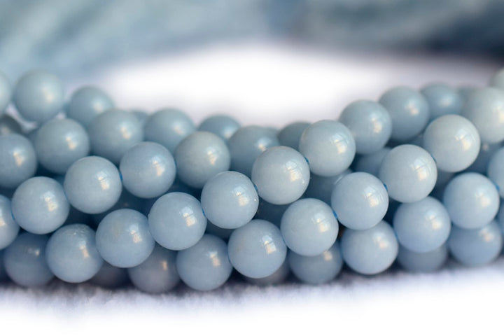 Angelite - Round- beads supplier