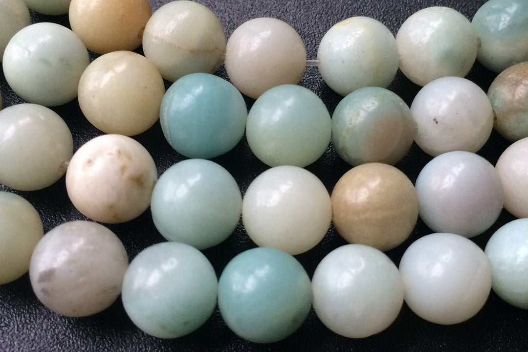 15.5" Natural amazonite 6mm/8mm/10mm/12mm round beads, Green gemstone