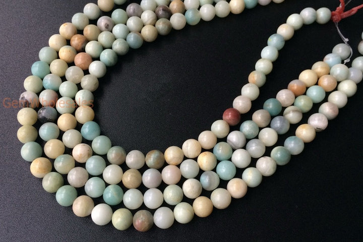 15.5" Natural amazonite 6mm/8mm/10mm/12mm round beads, Green gemstone