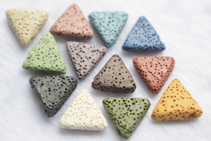 Lava - triangle- beads supplier