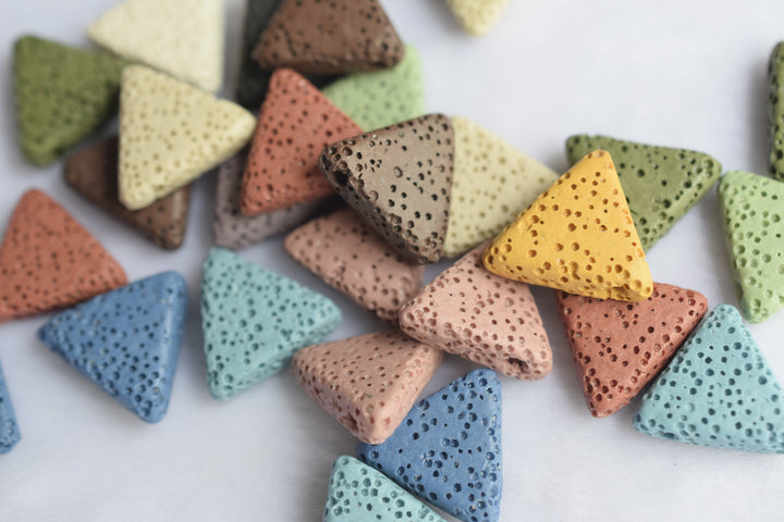 Lava - triangle- beads supplier