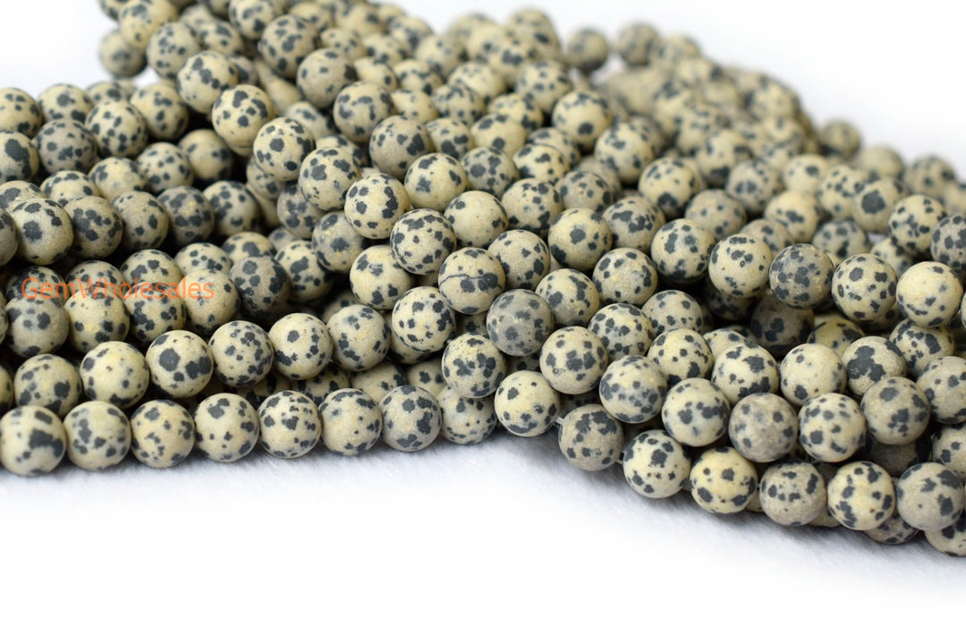 Dalmation jasper - Round- beads supplier