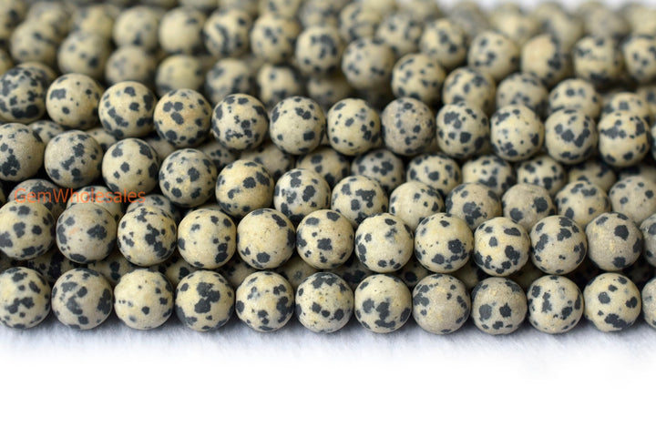 Dalmation jasper - Round- beads supplier