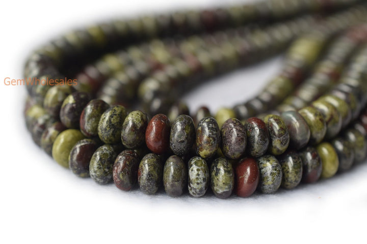 Australia dragon blood jade - Rondelle- beads supplier