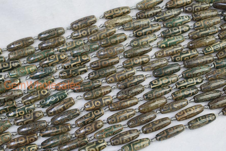 DZI Agate - Barrel- beads supplier