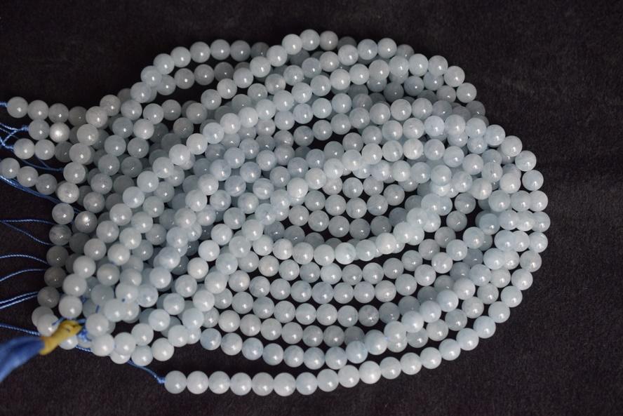Aquamarine - Round- beads supplier