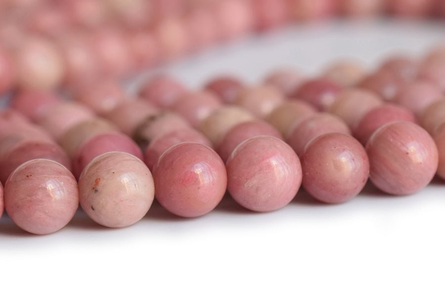 15.5" natural Rhodonite 4mm/6mm round beads, red semi-precious stone,rhodonite jasper