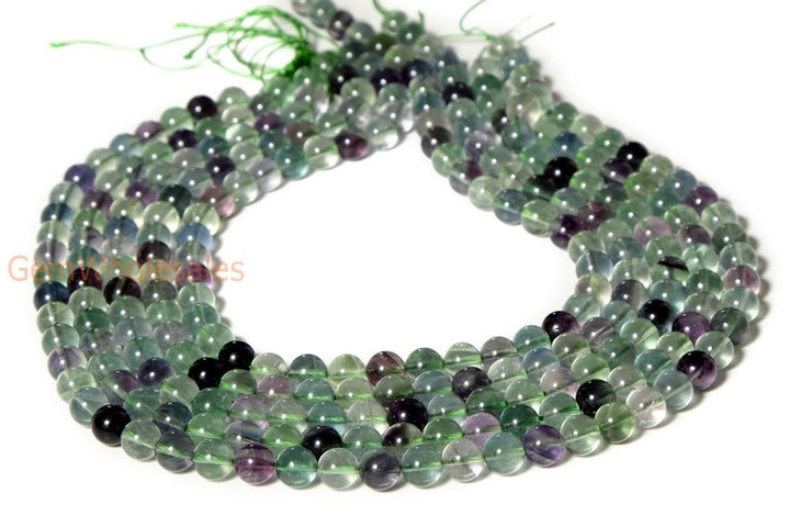 15.5" Natural rainbow fluorite stone round beads 4mm/6mm/8mm/10mm/12mm