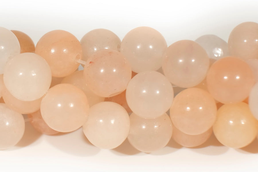 15.5" 8mm/10mm Natural light pink aventurine round beads,light pink gemstone