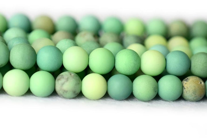 Moss green opal - Round- beads supplier
