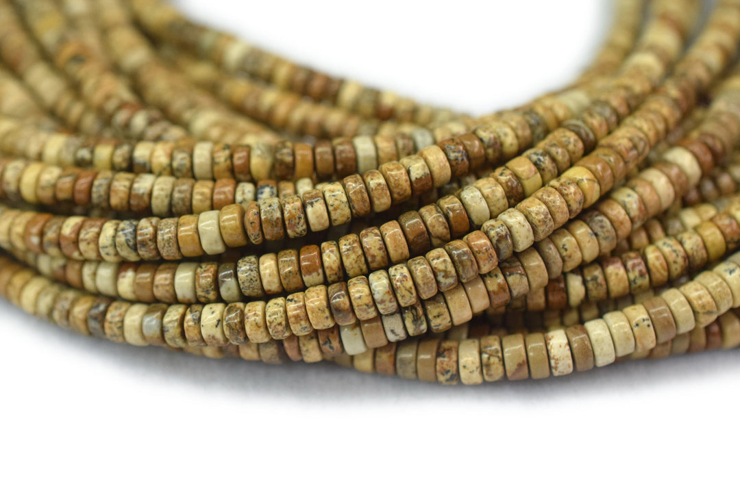 Picture jasper - Heishi- beads supplier