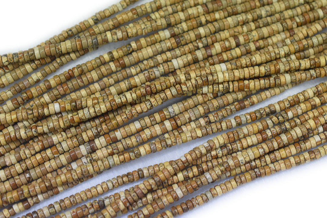 Picture jasper - Heishi- beads supplier