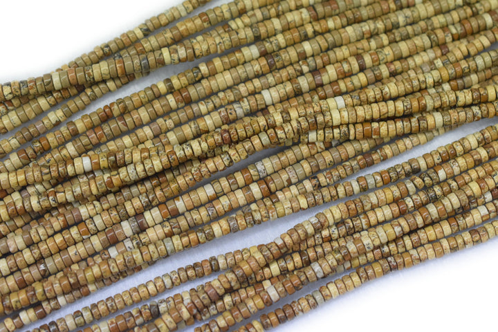 Picture jasper - Heishi- beads supplier