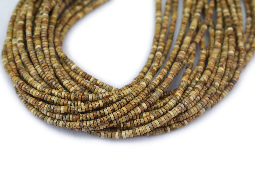 Picture jasper - Heishi- beads supplier