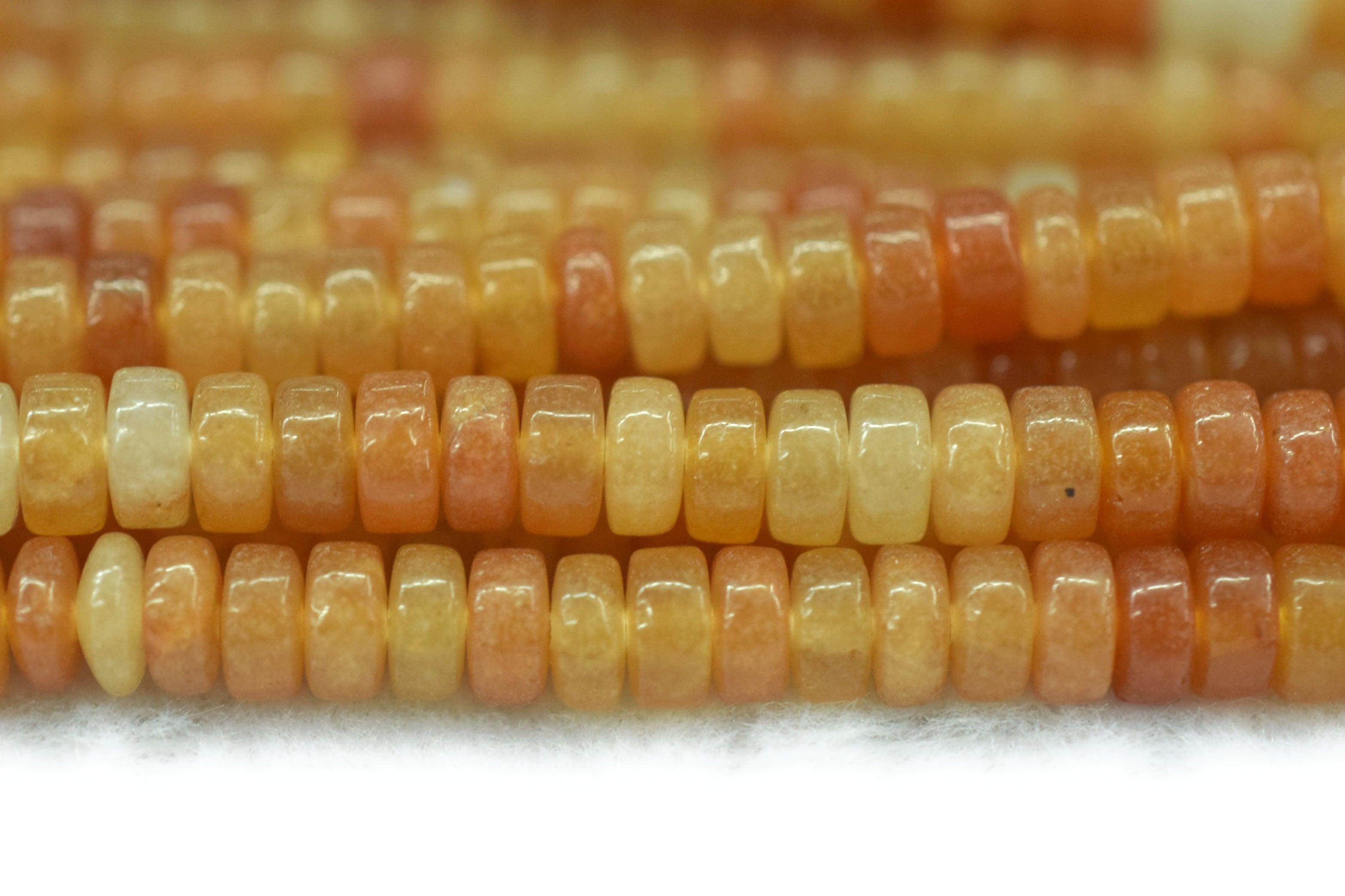 orange aventurine - Heishi- beads supplier