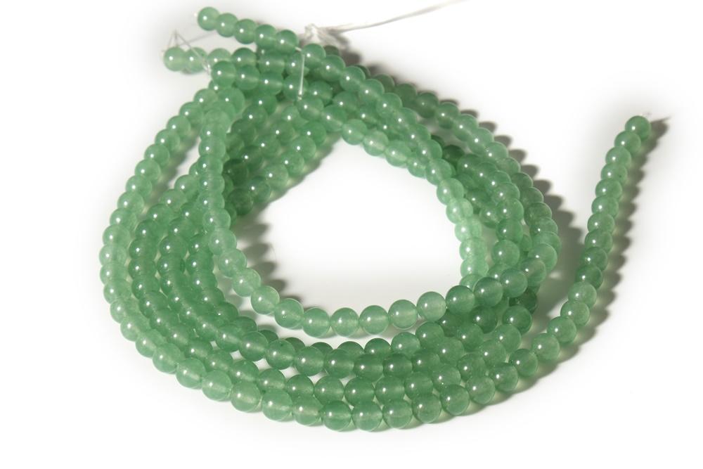 15" 6mm/8mm/10mm/12mm green Malaysian jade Round beads gemstone