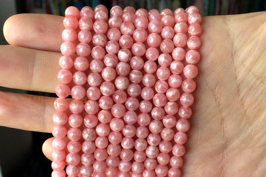 Rhodochrosite - Round- beads supplier