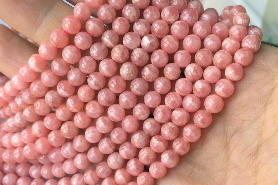 Rhodochrosite - Round- beads supplier
