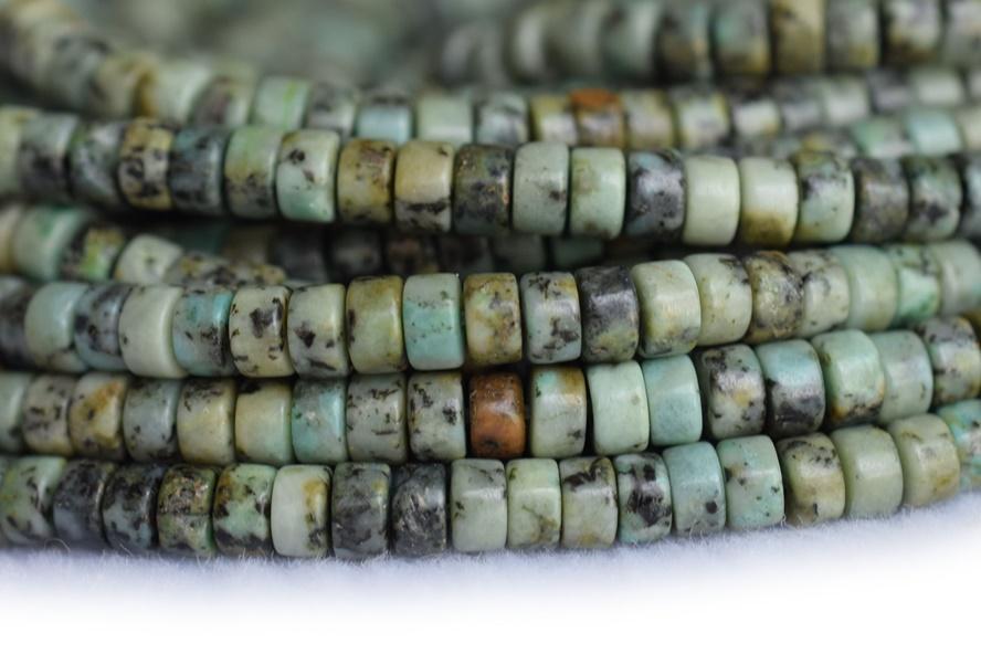 African Turquoise - Heishi- beads supplier
