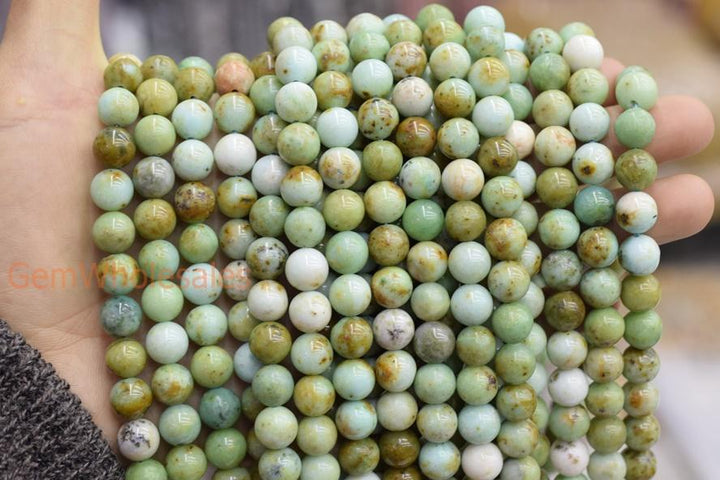 Mongolian turquoise - Round- beads supplier
