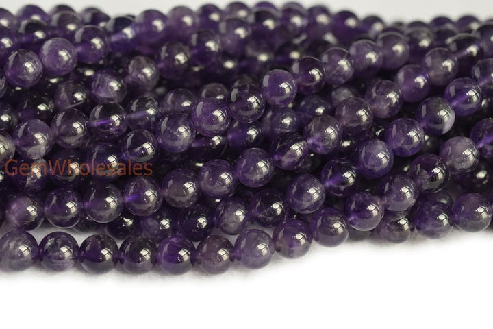 Amethyst - Round- beads supplier