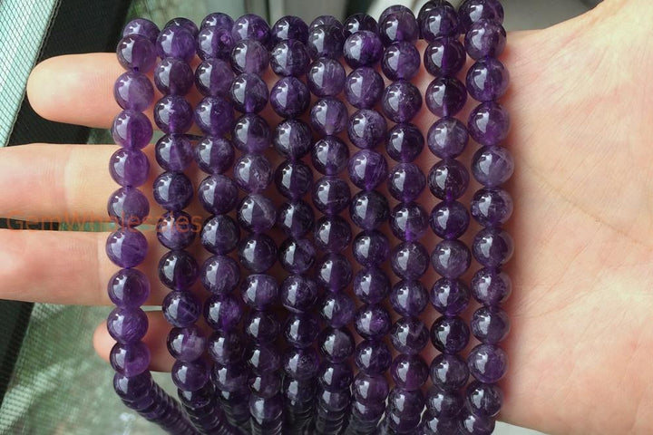 Amethyst - Round- beads supplier