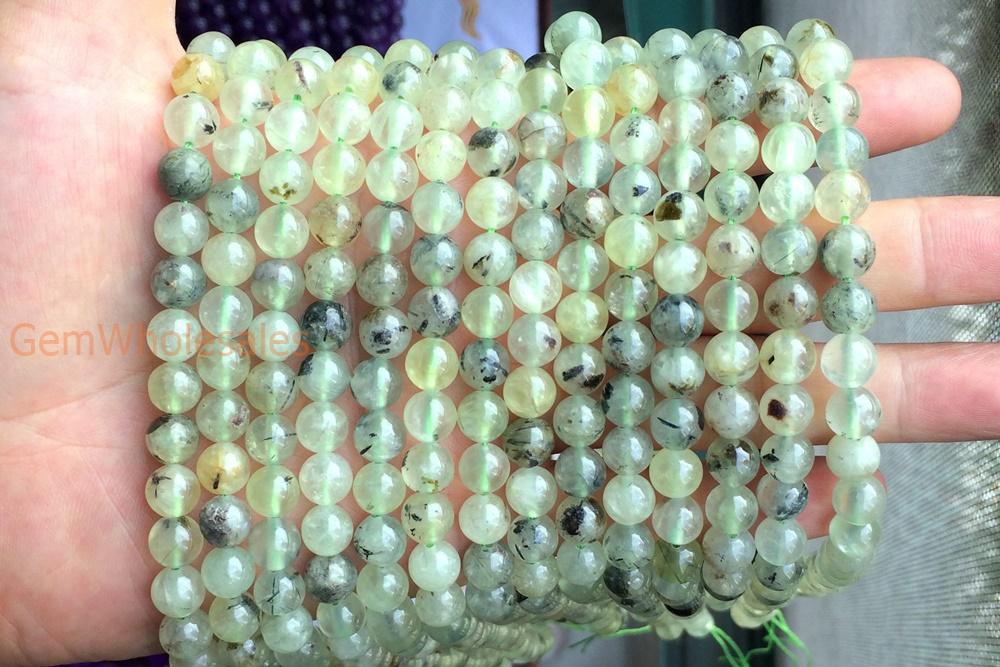 Prehnite - Round- beads supplier