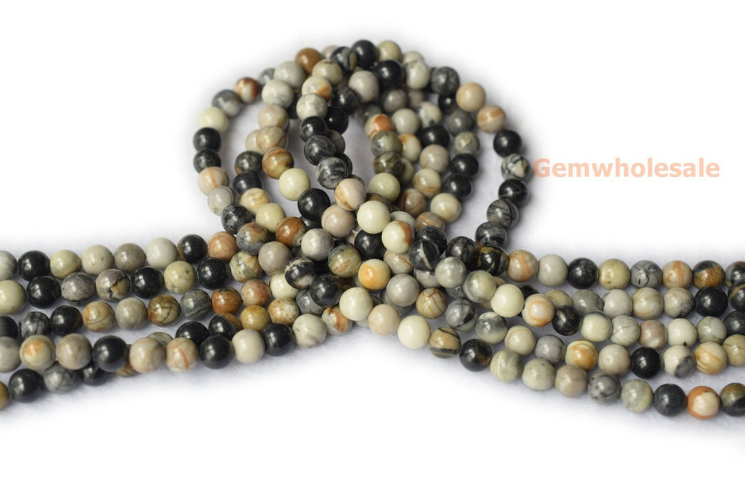 Picasso Jasper - Round- beads supplier