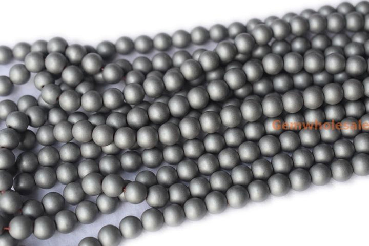 Hematite - Round- beads supplier