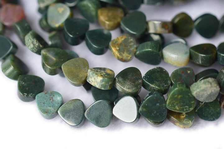 Indian Bloodstone - Heart- beads supplier