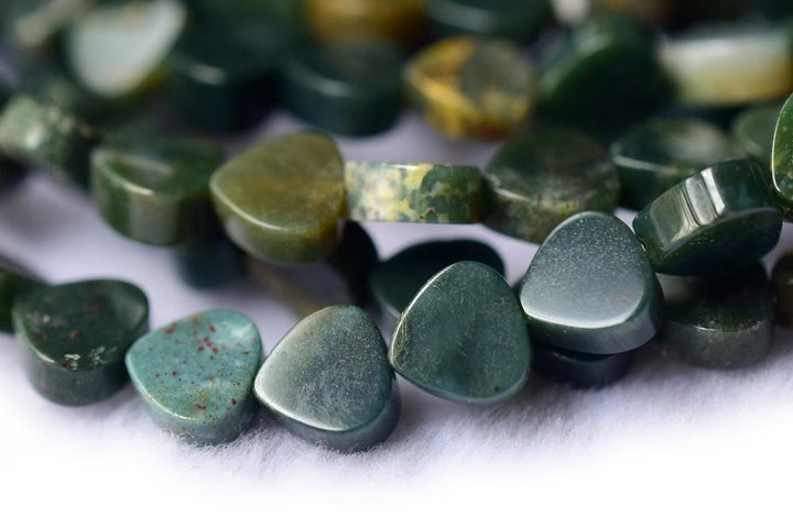 Indian Bloodstone - Heart- beads supplier